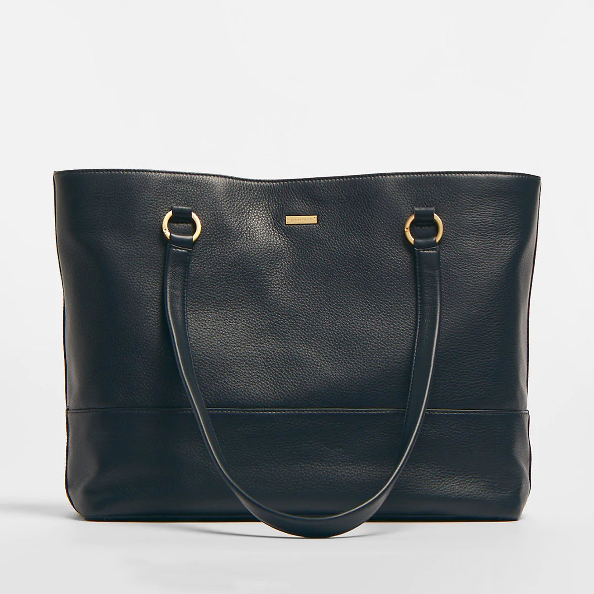 Andersen Tote in Navy Tides/Brushed Gold Craft