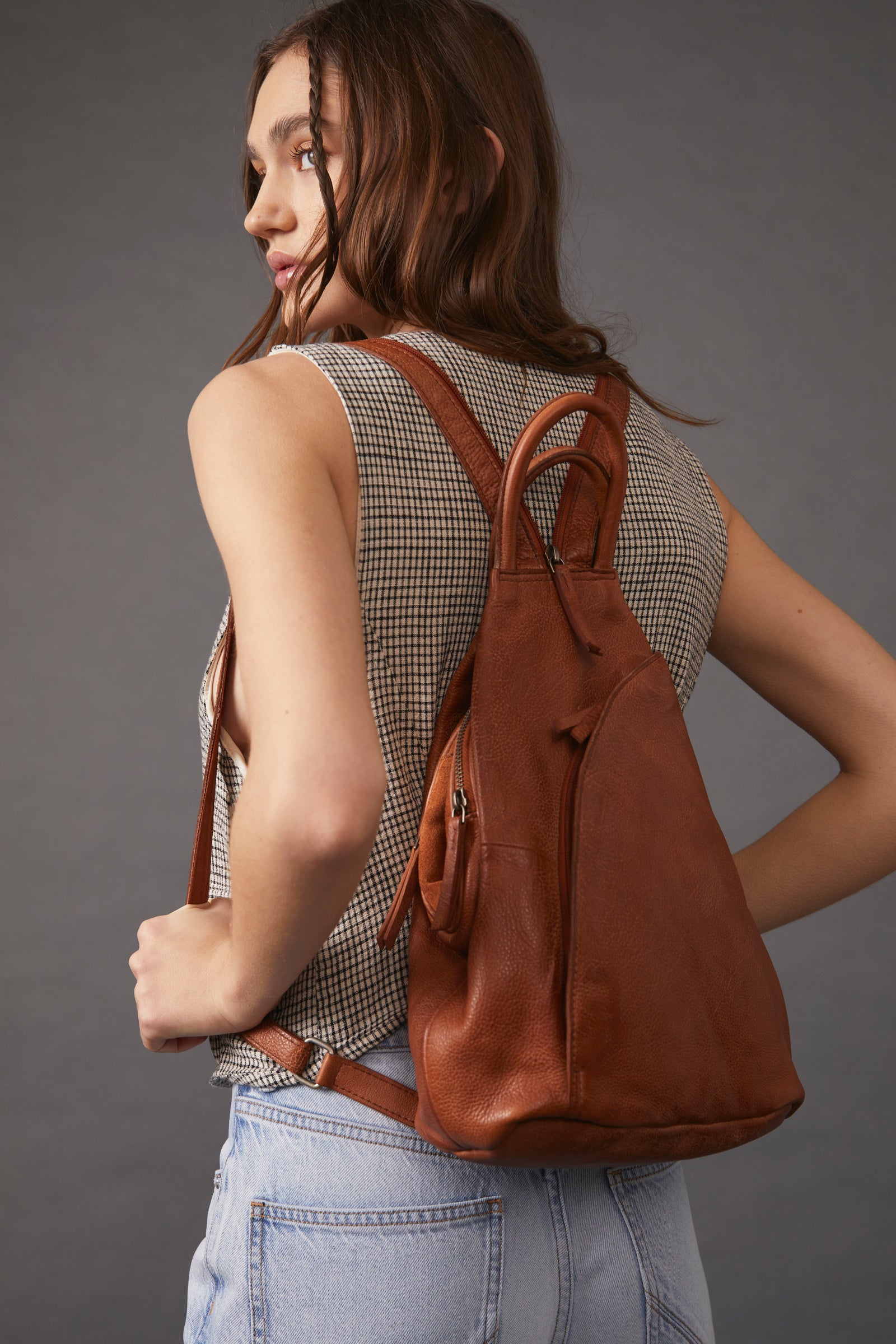 Light Brown Snapshot Crossbody Bag – Free Society Fashion Private Limited