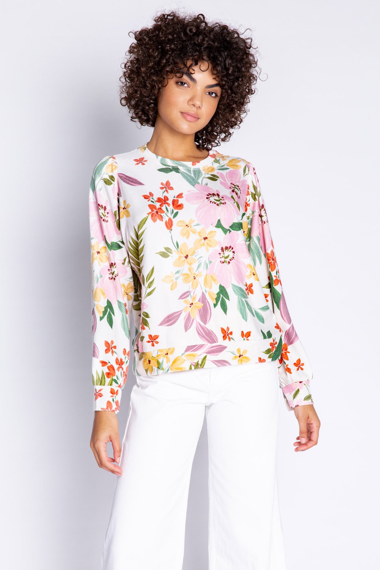 Floral- Multi Lounge Top