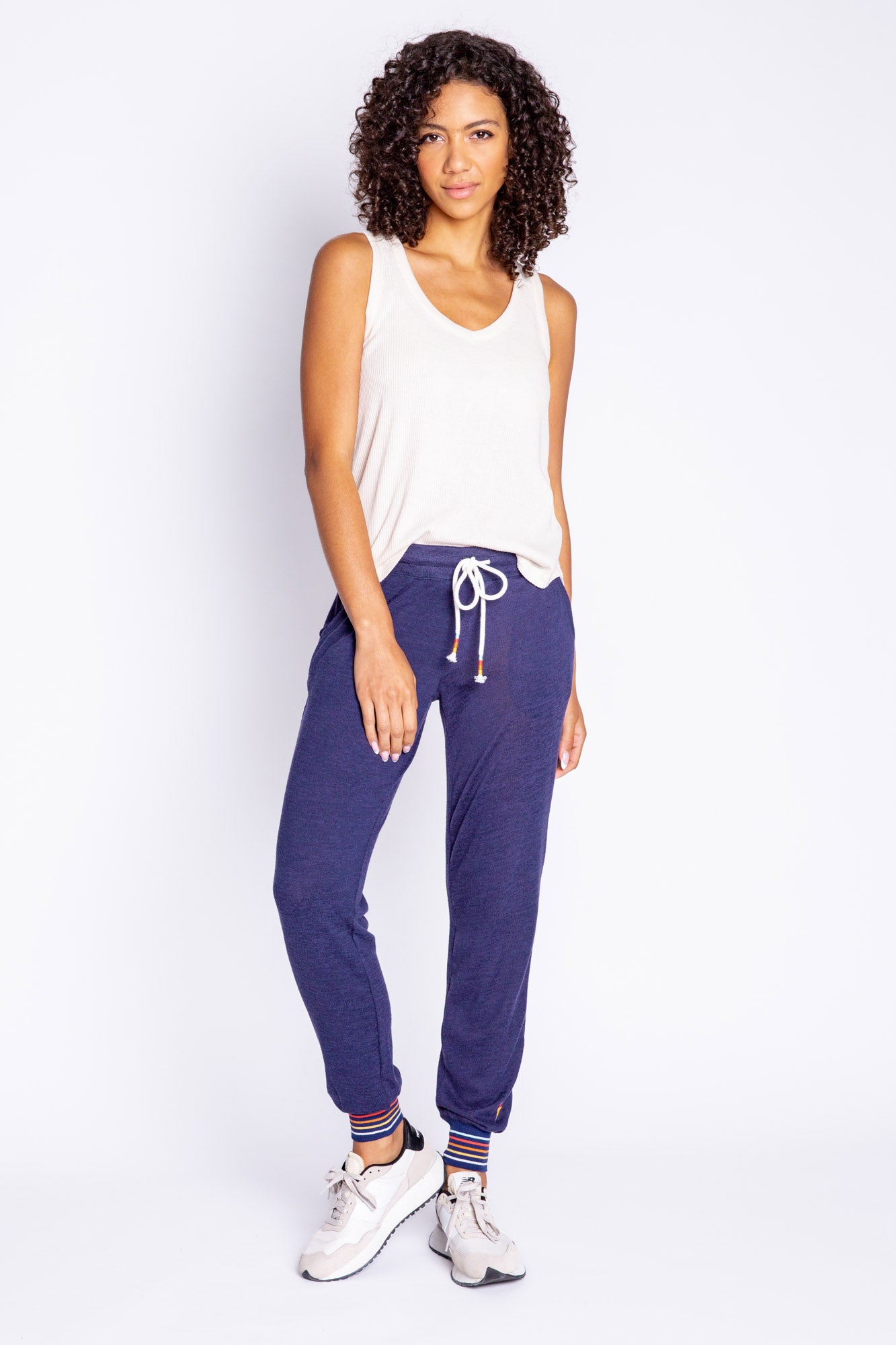 Stripe Rite Banded Pant