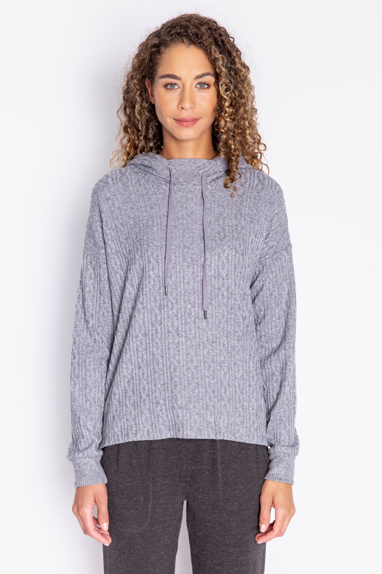 Tramway Cable Knit Hoody
