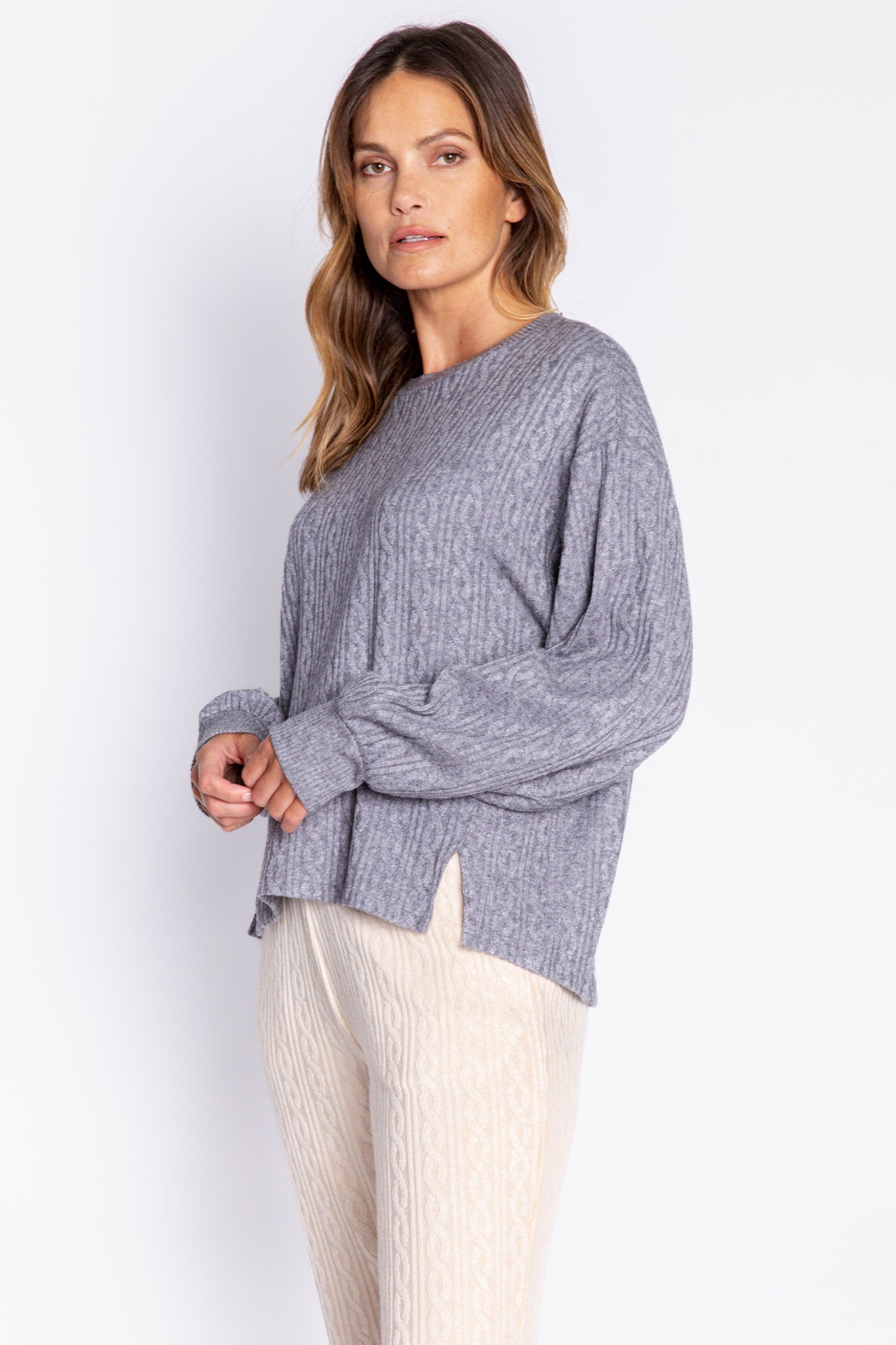 Tramway Cable Knit Long Sleeve