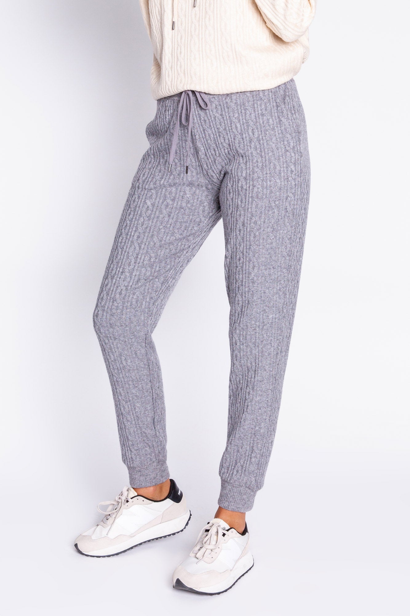 Tramway Cable Knit Banded Pant
