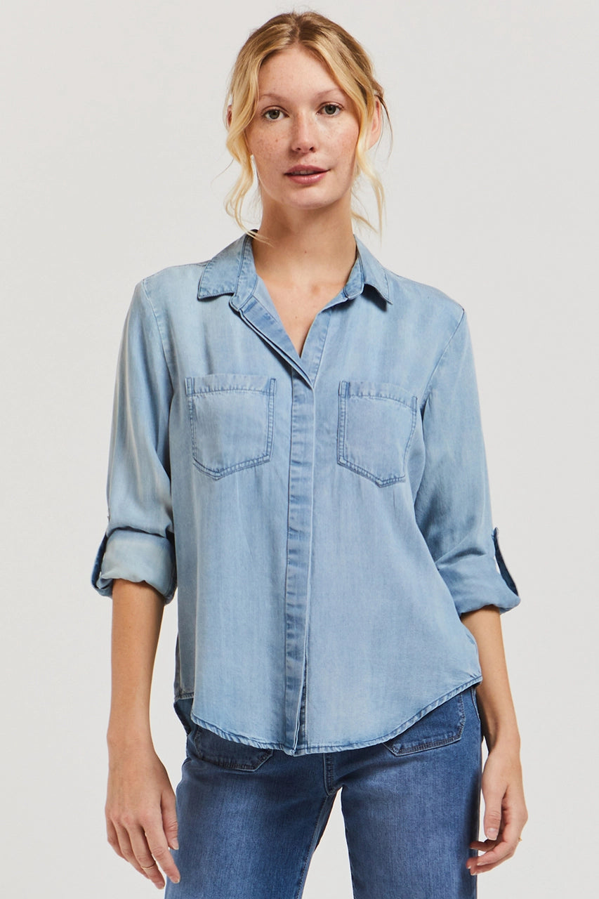 Riley Fade Out Blue Button Down Shirt