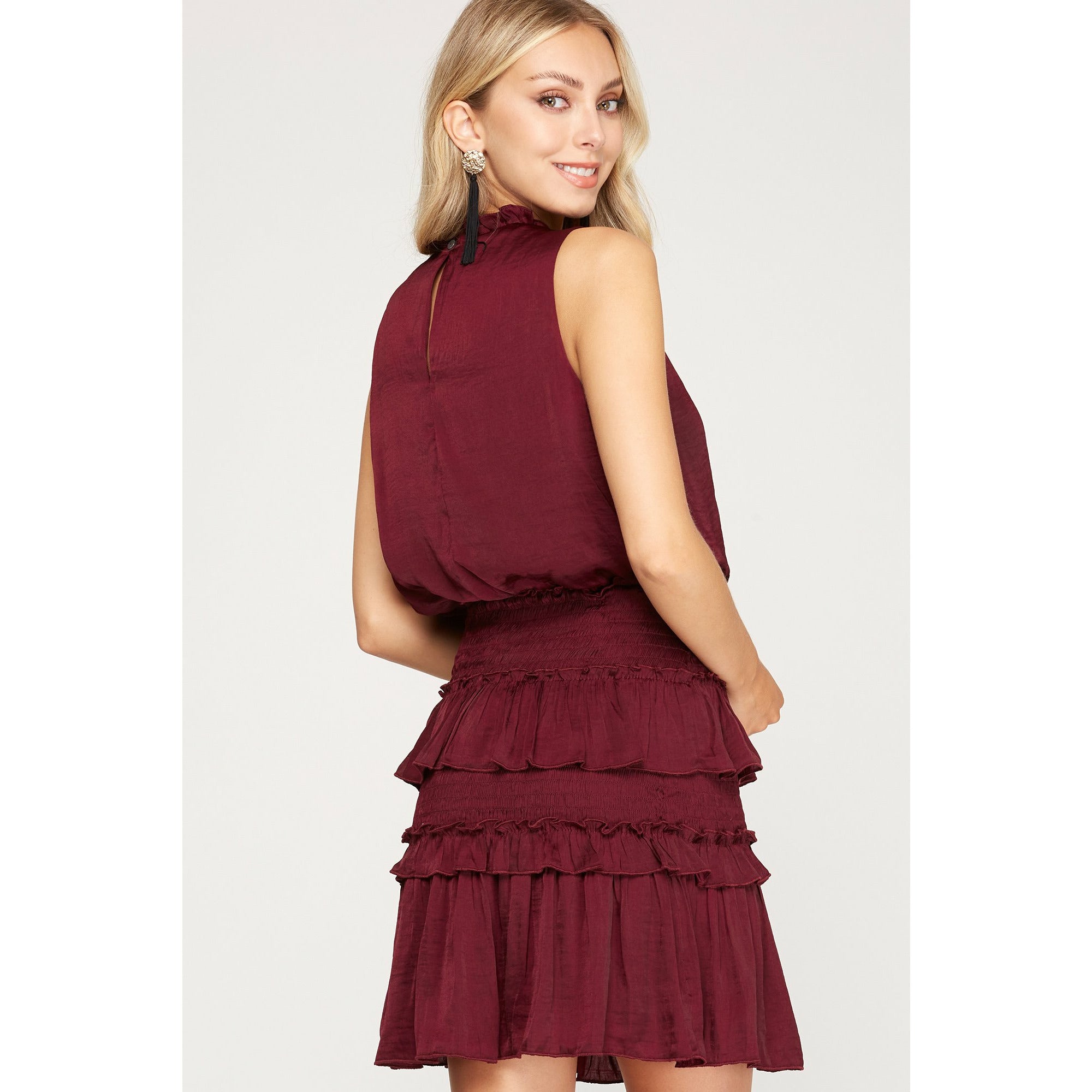 Ruffle Detail Dress