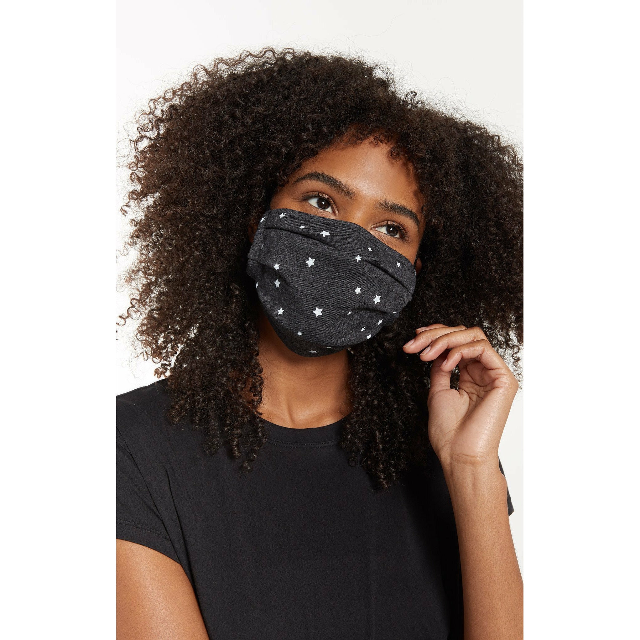 Black Stars Reusable Face Mask