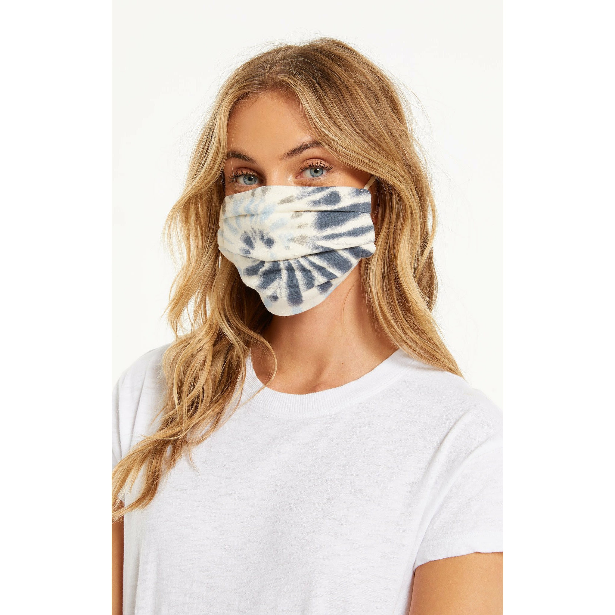 Navy Tie-Dye Reusable Face Mask