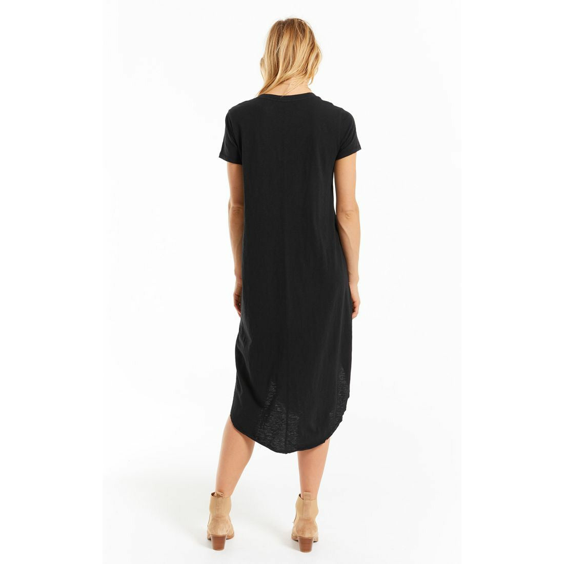 Short Sleeve Reverie Slub Dress