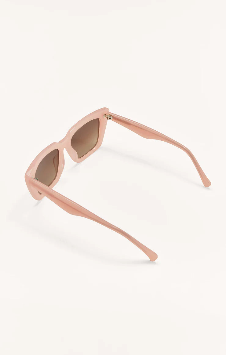 Feel Good Sunglasses in Blush Pink - Gradient