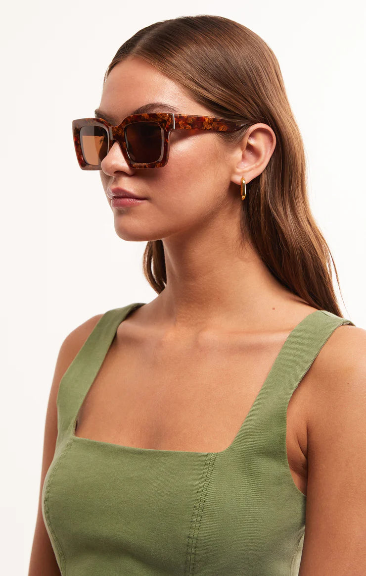 Early Riser Sunglasses in Brown Tortoise - Brown