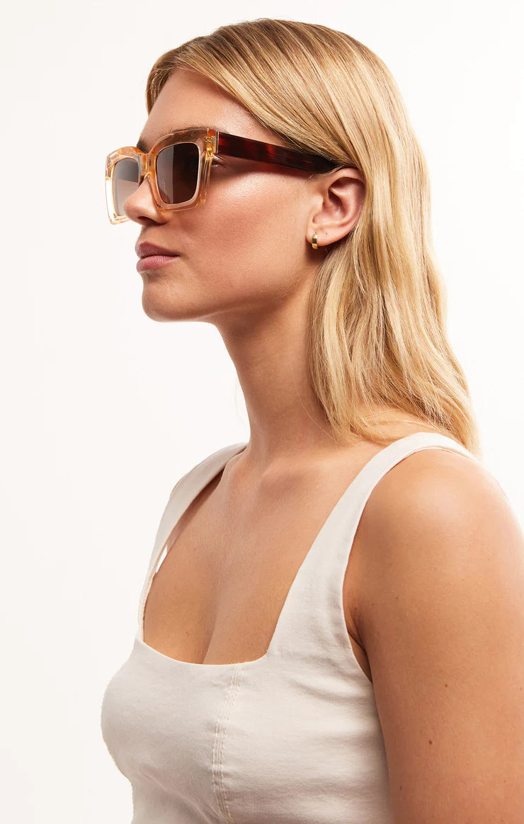 Early Riser Sunglasses in Champagne-Gradient