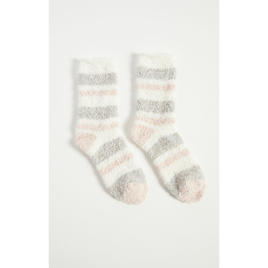 2 Pack Plush Socks in Vintage Pink