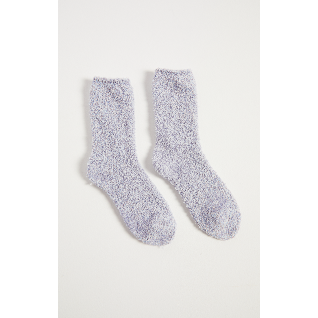 2 Pack Plush Socks in Dusty Denim