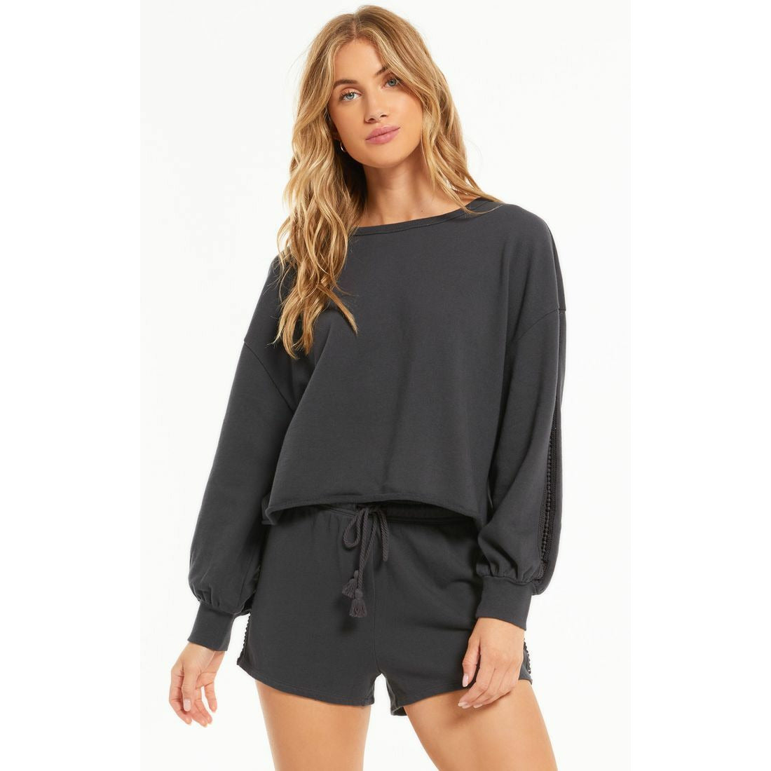 High Tide Terry Long Sleeve Top