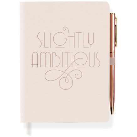 Ambitious Journal With Slim Pen