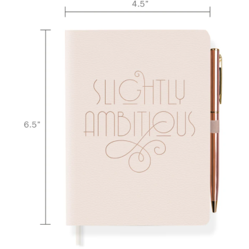 Ambitious Journal With Slim Pen