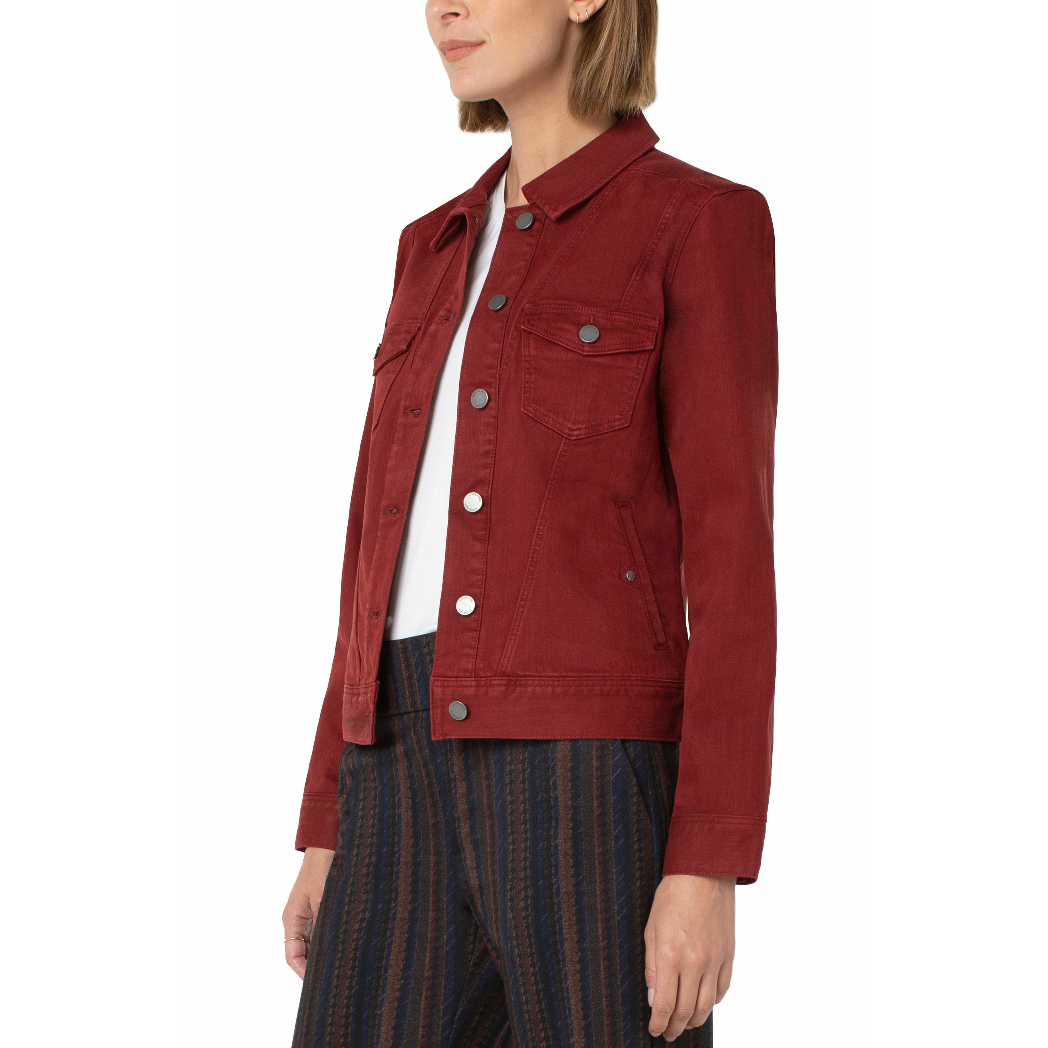 Classic Jacket With Angled Seaming