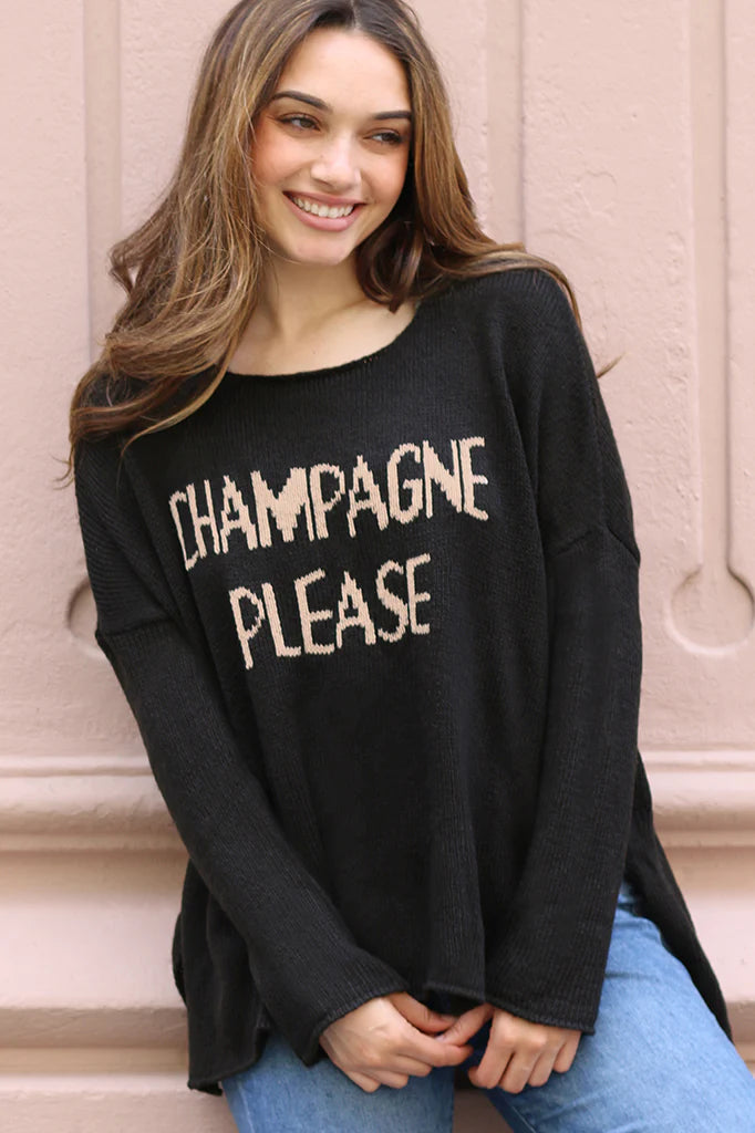 Champagne Please Sweater