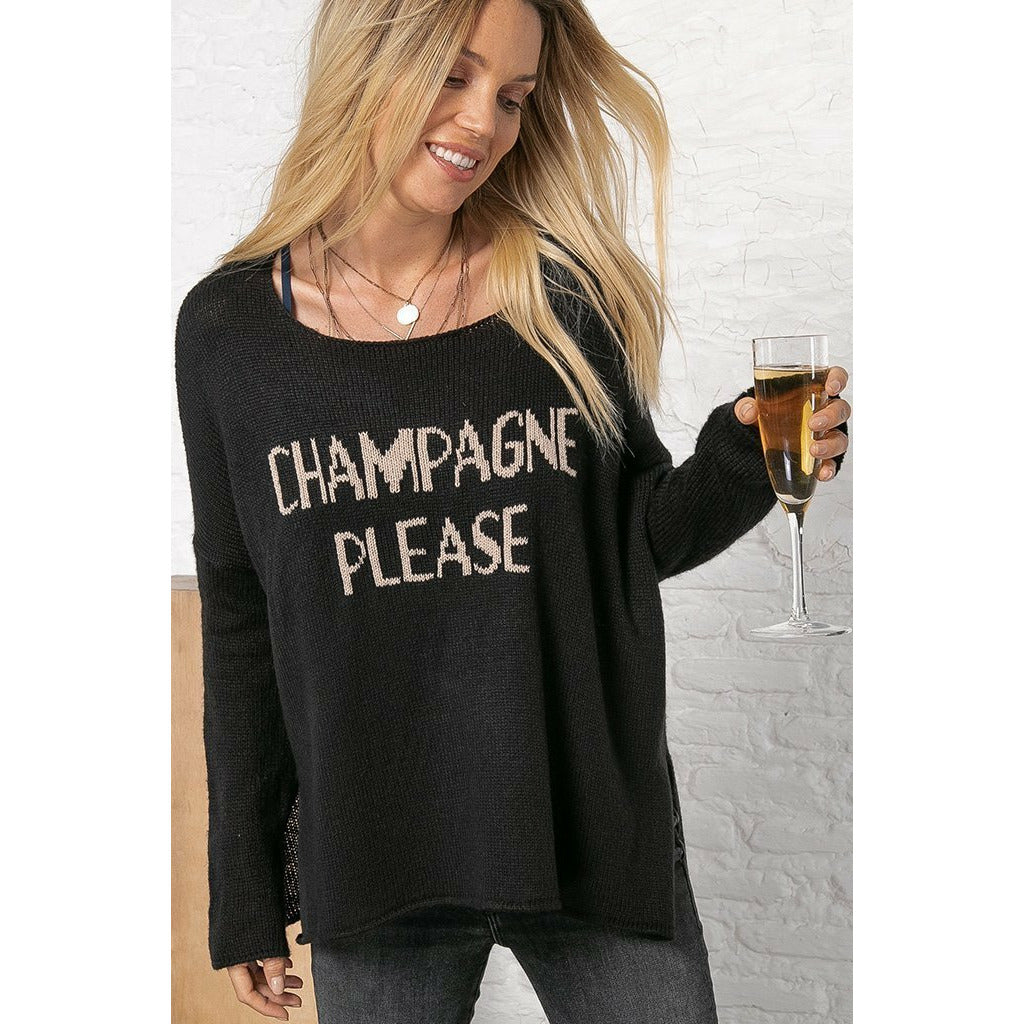 Champagne Please Lightweight Sweater