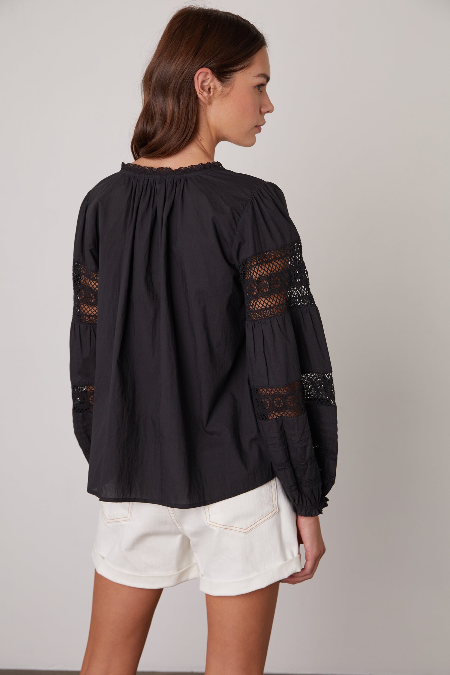 Tayler Cotton Lace Boho Top