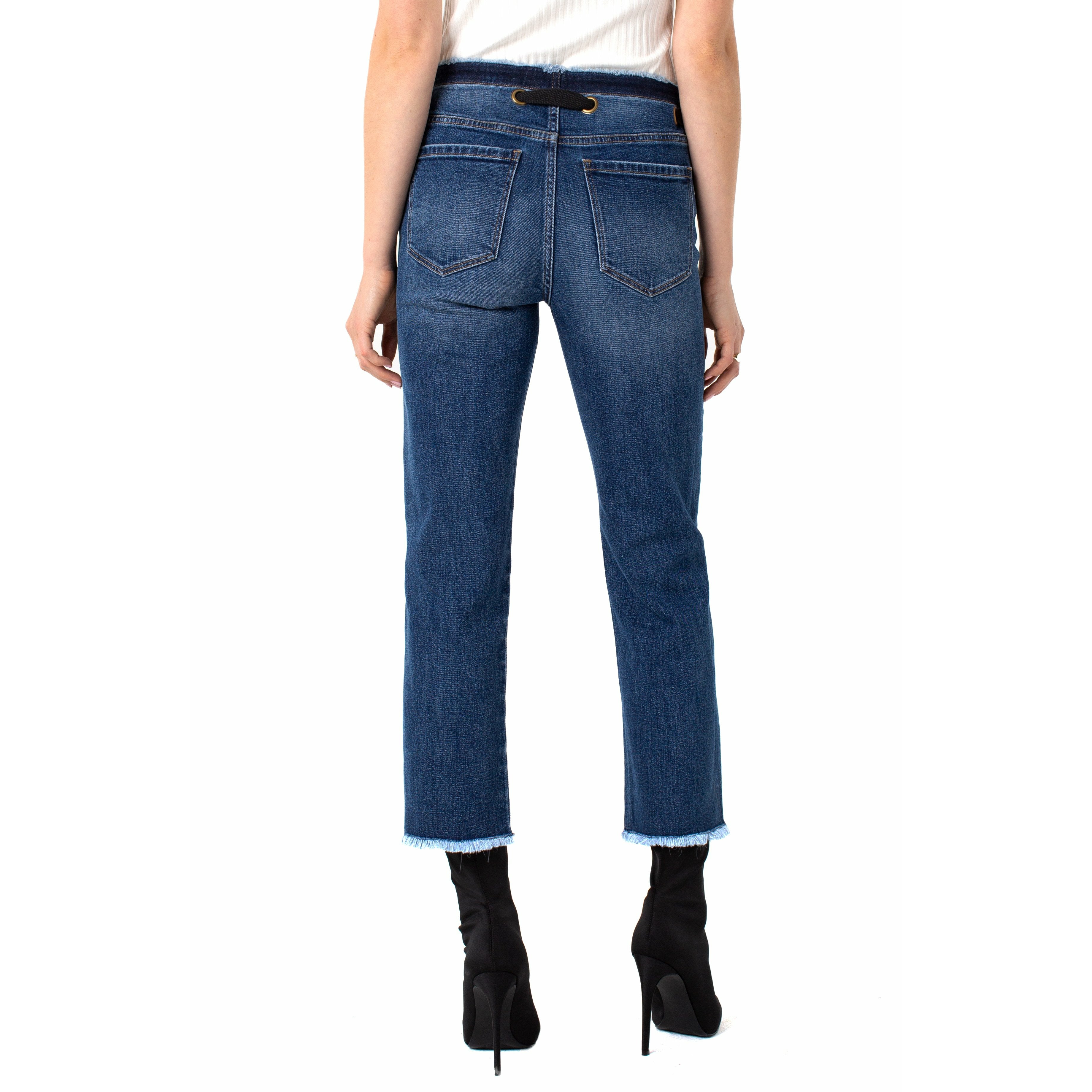 Hi-Rise Crop Straight with Removable Belt