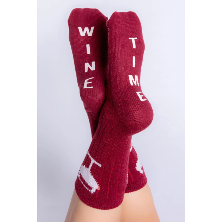 Wine Time Fun Socks