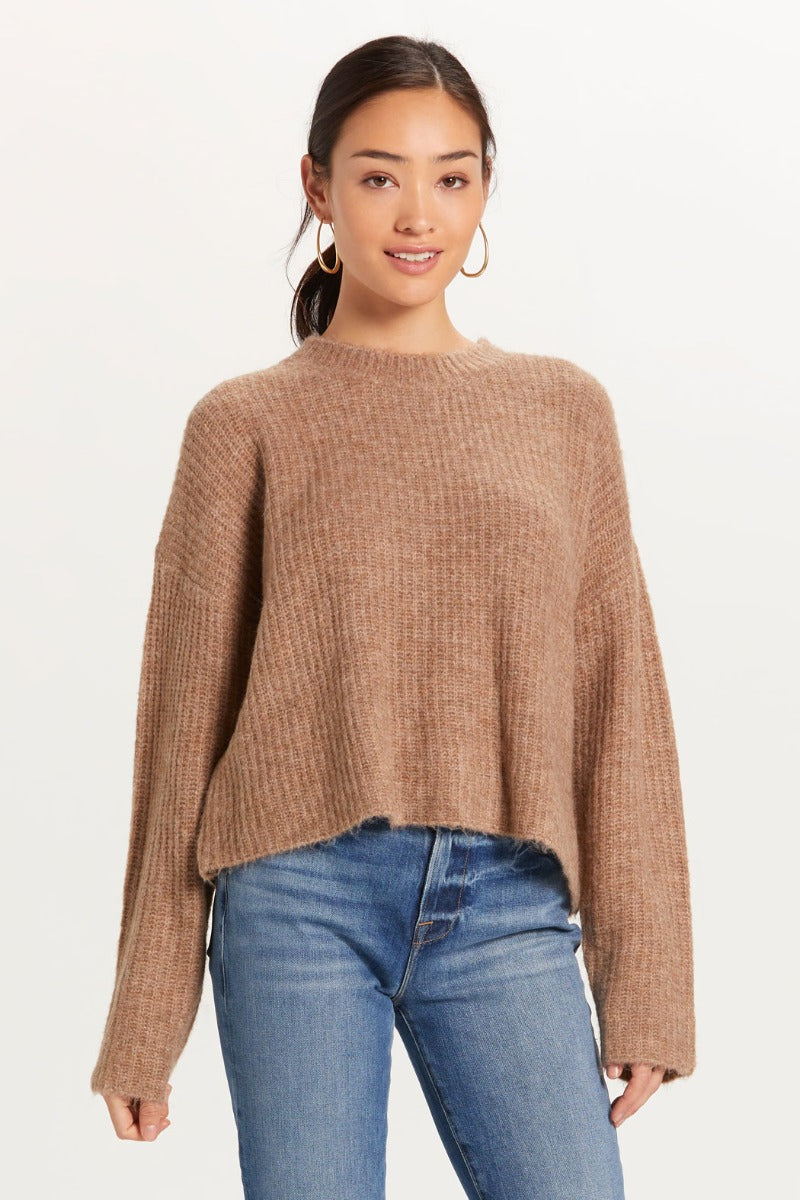 Fuzzy Ribbed Sweater