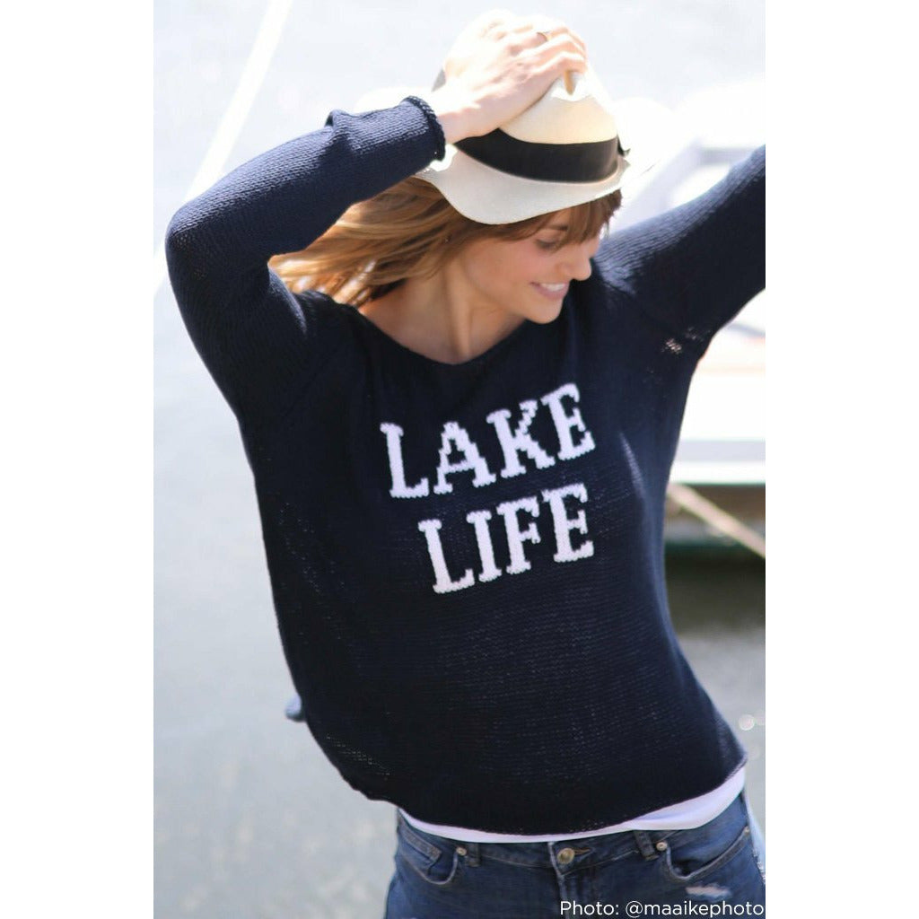 Lake Life Crew Cotton