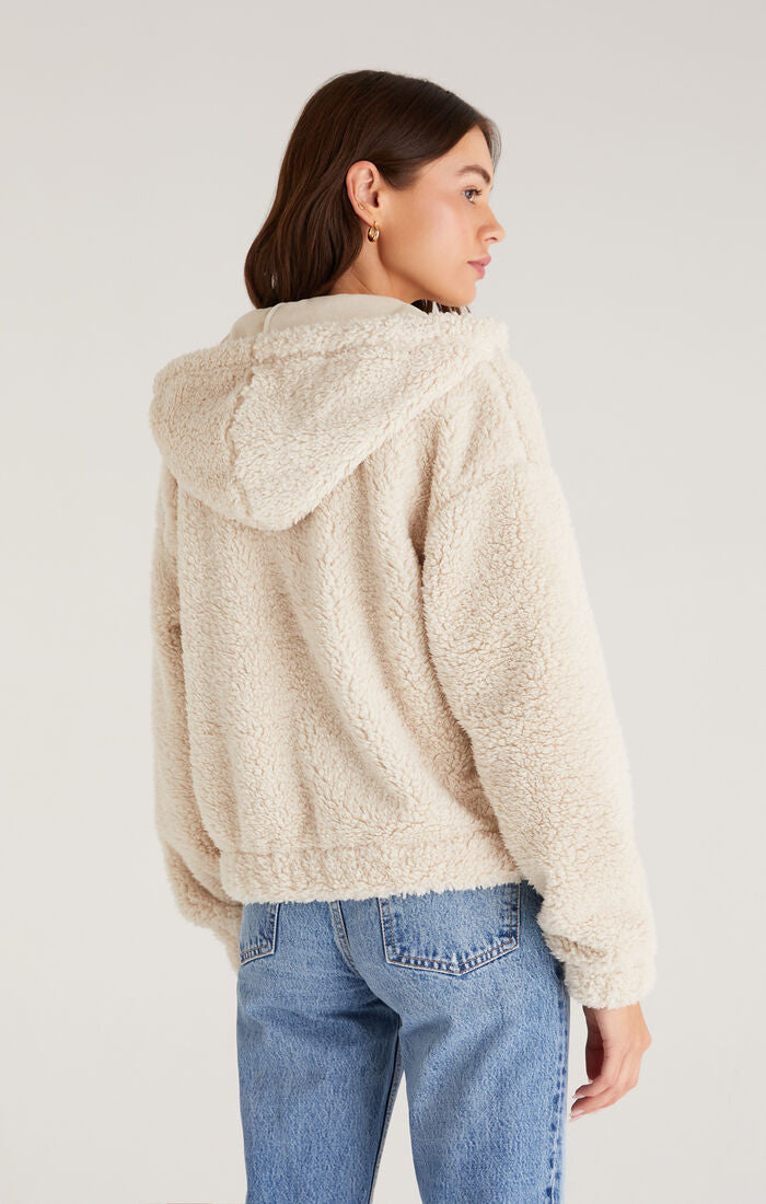 Zuri Sherpa Zip Up Jacket