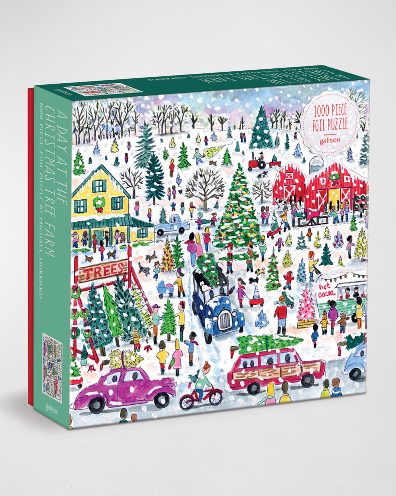 Michael Storrings Christmas Tree Farm 1000-Piece Foil Puzzle