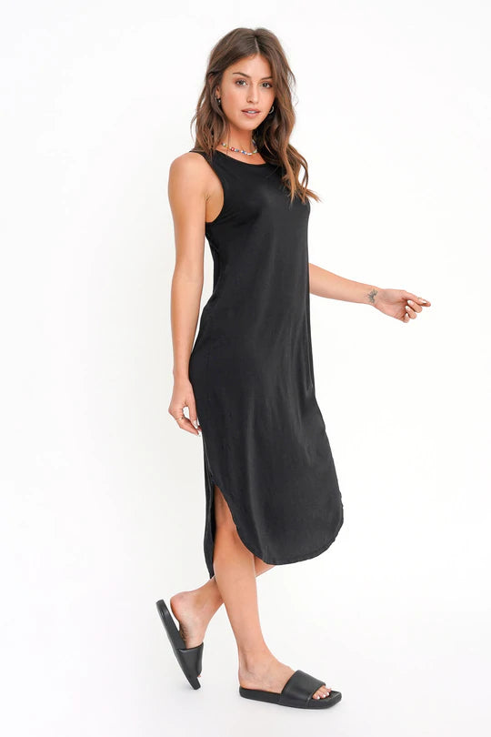 Cool and Clean Open Back Tank Dress