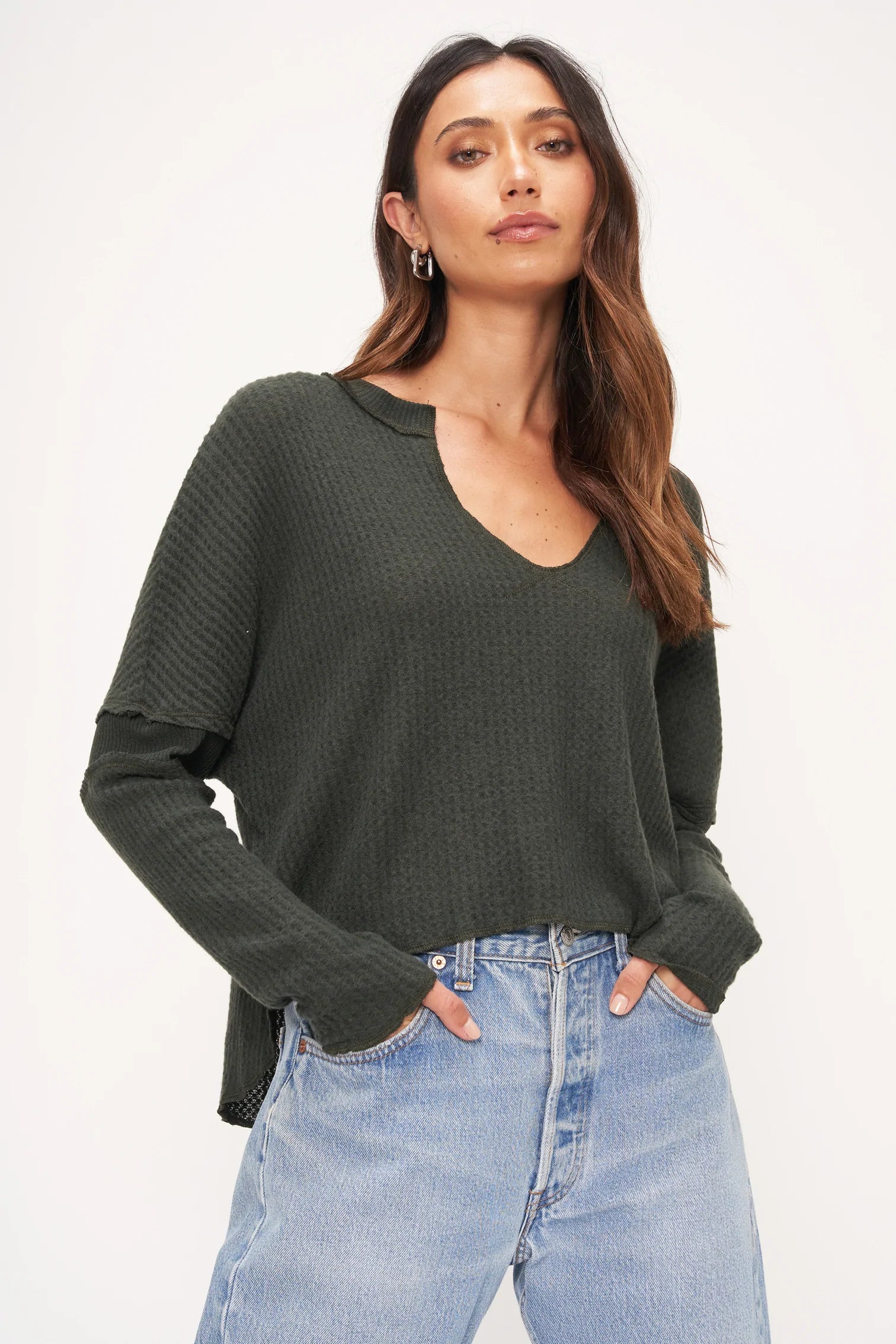 On The Road Notch Neck Cozy Thermal