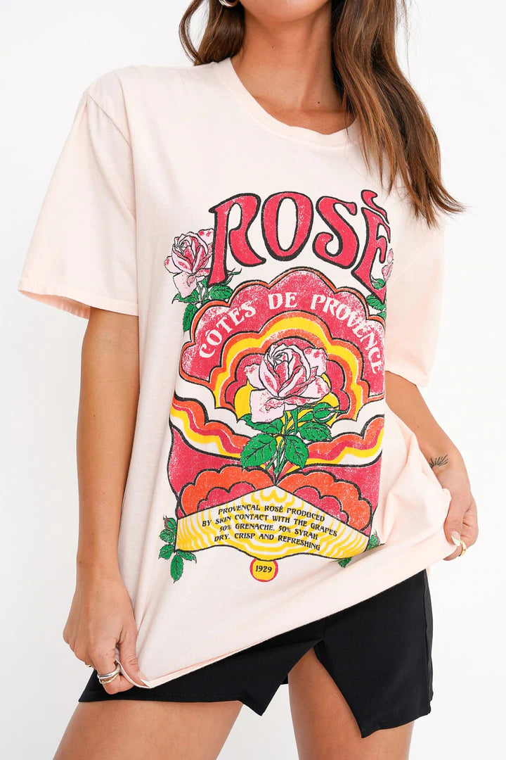Rose Oversized Tee