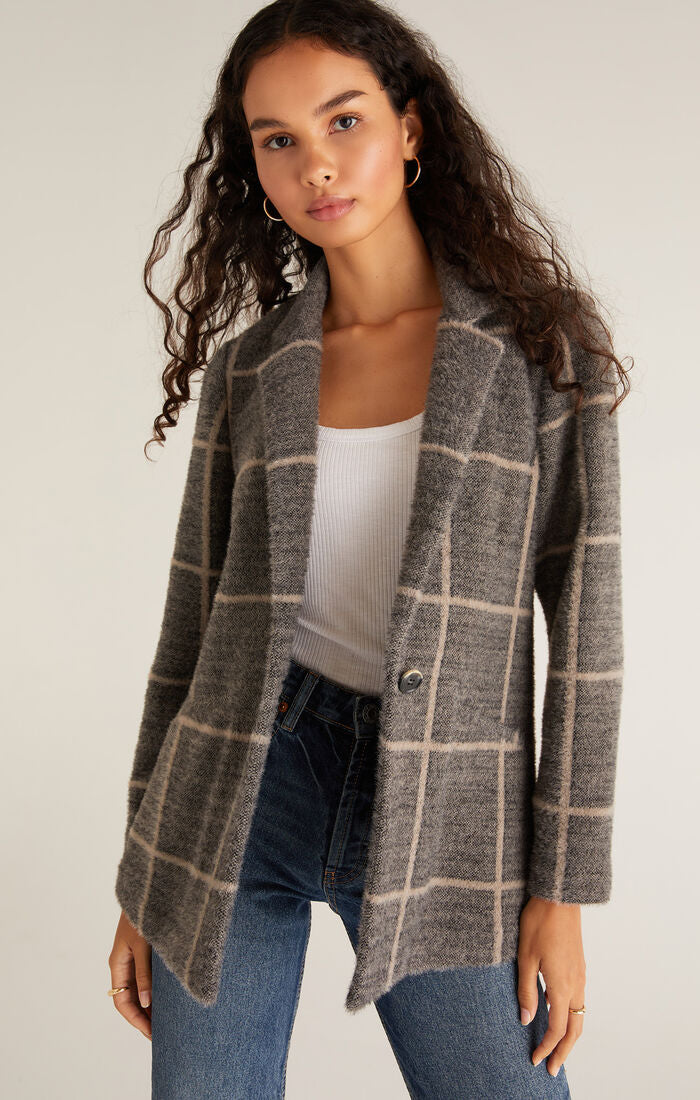 Anna Plaid Blazer