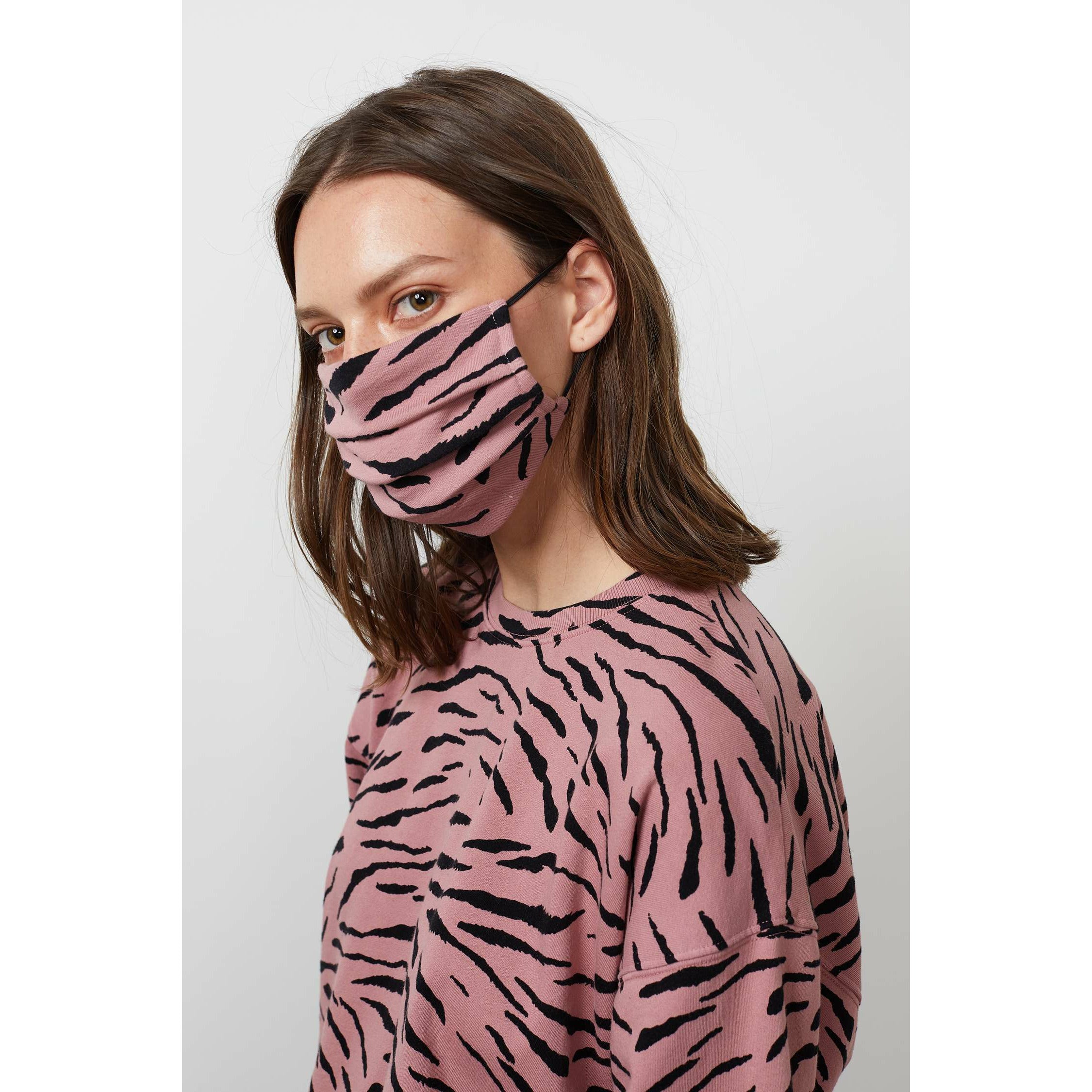 Viena Zebra Taffy Print Face Mask