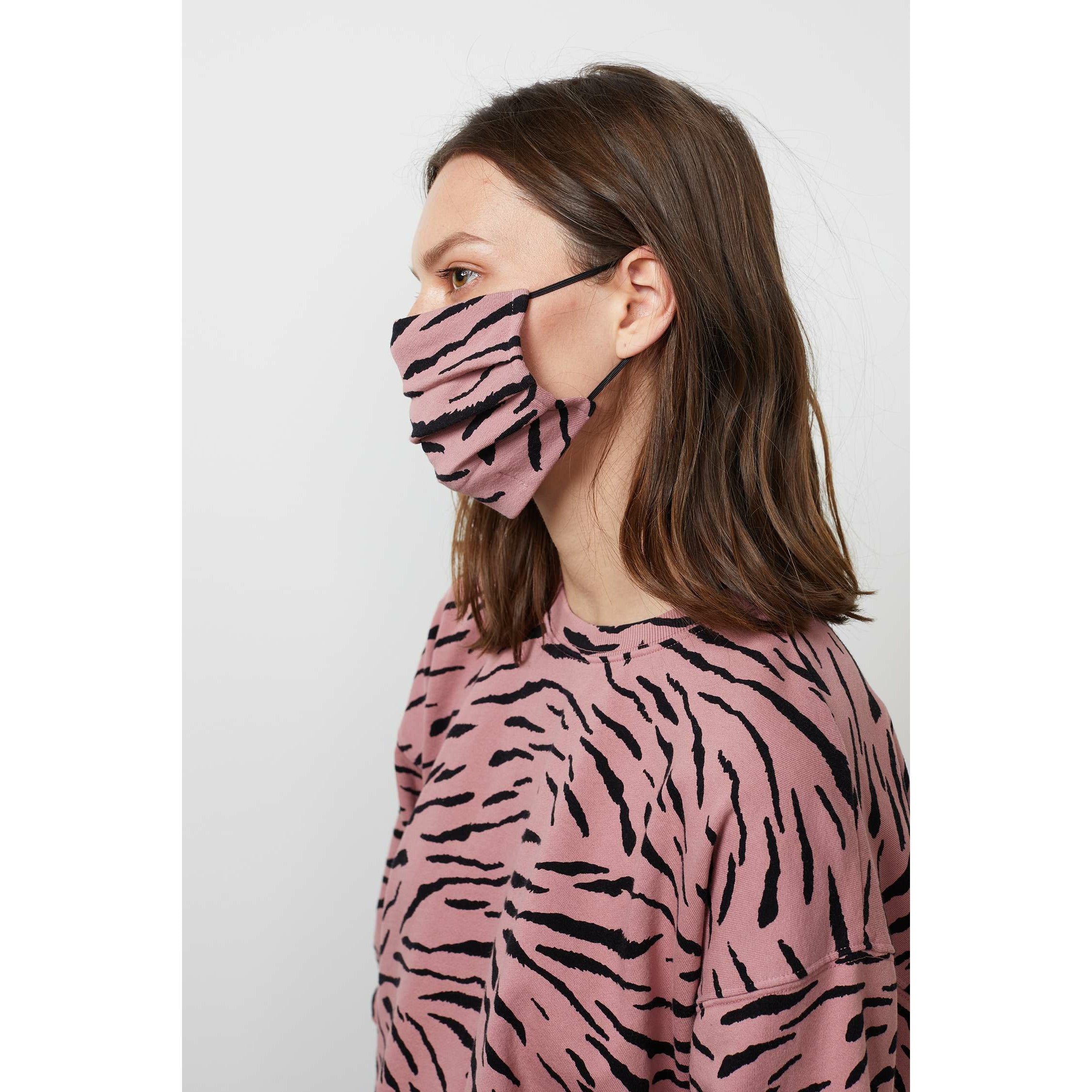 Viena Zebra Taffy Print Face Mask